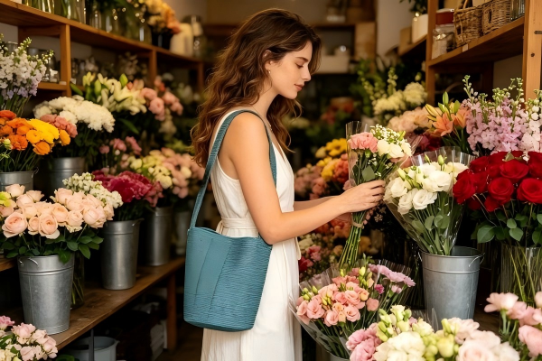 raffia bag